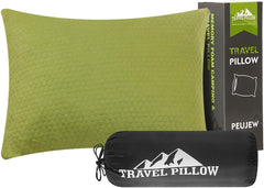 PEUJEW Travel Pillow Breathable Cover Avocado Green