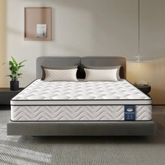 Gibaha Mattress, Gel Memory Foam and Pocket Spring Hybrid Mattress in a Box, Medium Firm, Pressure Relief, Adult