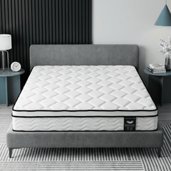 Gravellaire Mattress in a Box, Gel Memory Foam and Pocket Spring Hybrid Mattress, Medium Comfort, Pressure Relief, Adult