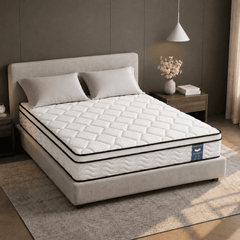 Gravellaire Mattress in a Box, Gel Memory Foam and Pocket Spring Hybrid Mattress, Medium Comfort, Pressure Relief, Adult