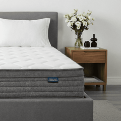 Arienivo Hybrid Mattress in a Box, Cooling Gel Memory Foam and Pocket Coils, Medium Support, Pressure Relief & Motion Isolation for Adult